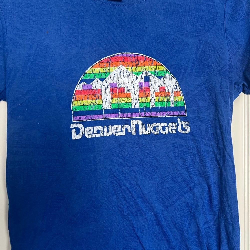 Denver Nuggets Retro Women's Burnout Tee
